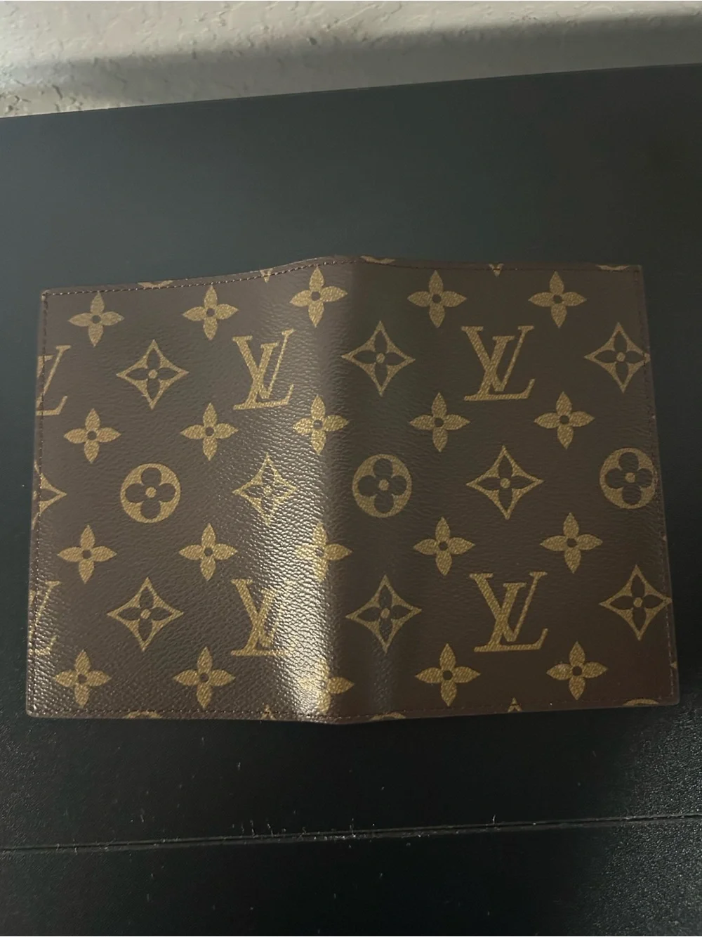 Louis Vuitton Brown Monogram Canvas Passport Cover